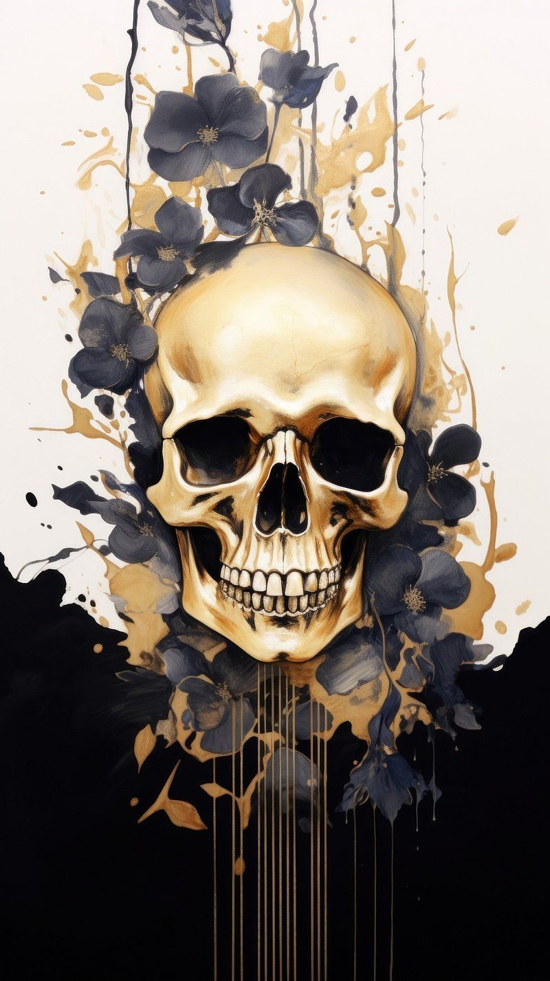 800x1427 iPhone Wallpaper Skull Image. Free