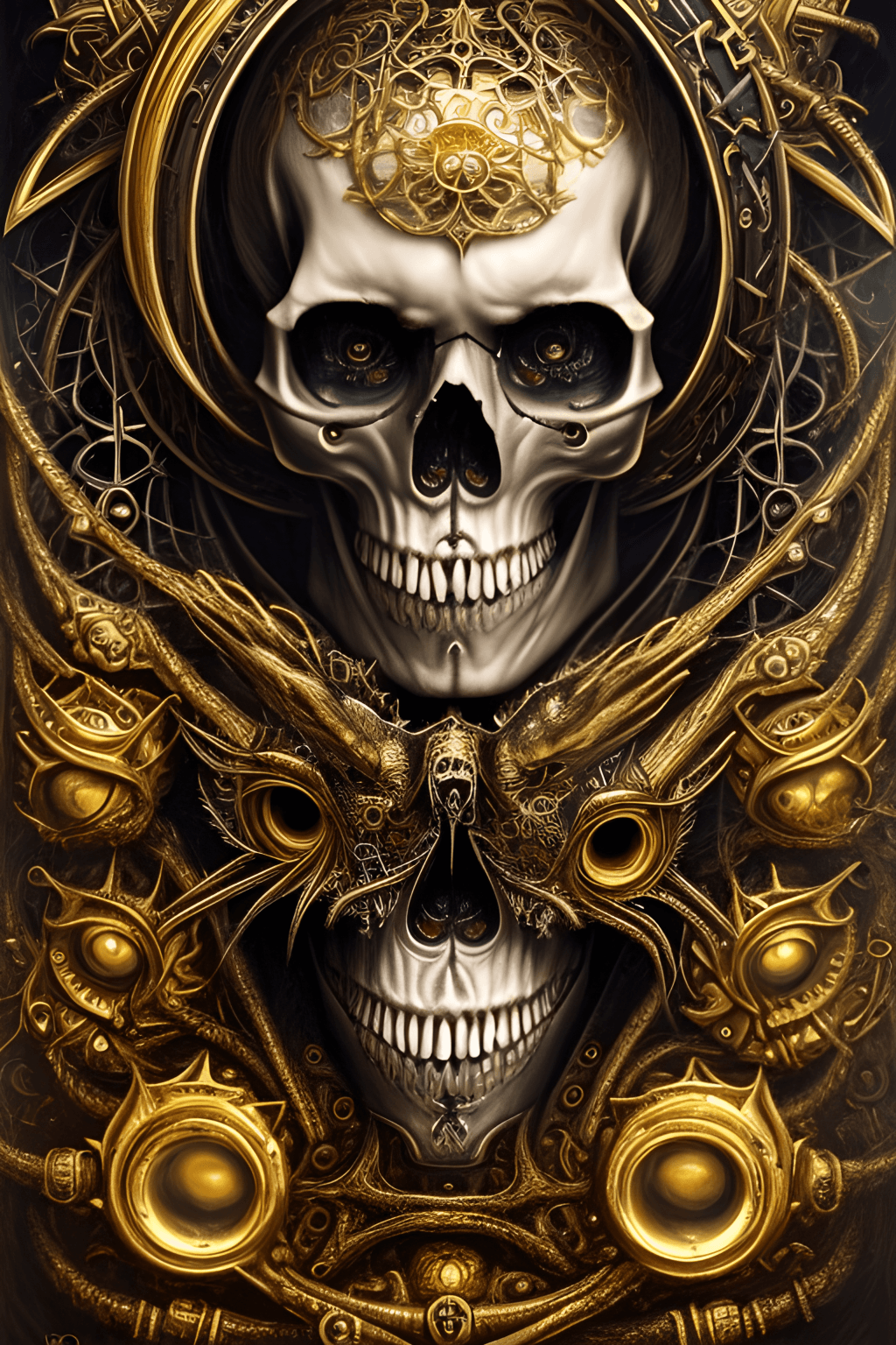 1024x1536 Armor and Gold Ornamentals Graphic