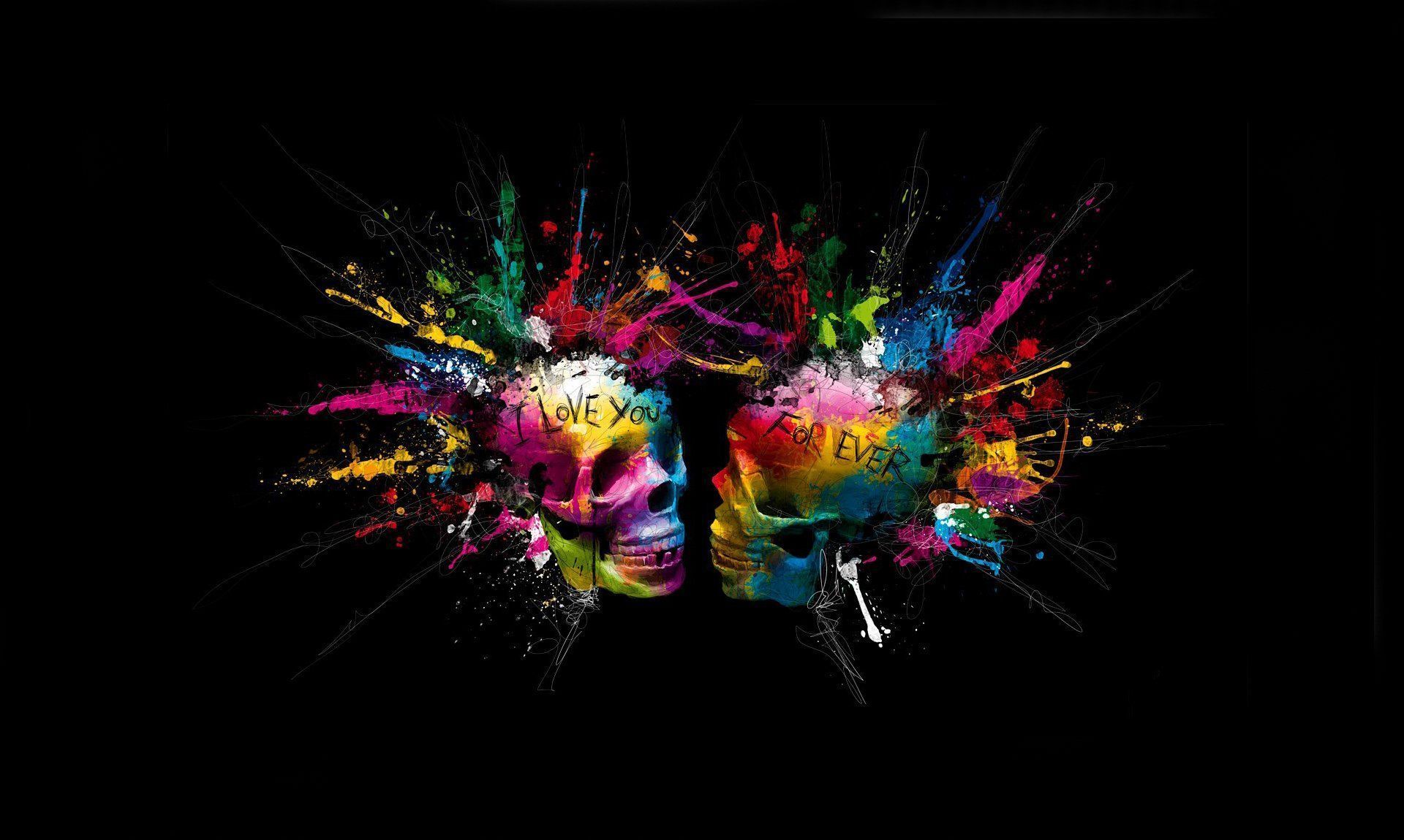 1920x1150 A Striking HD Wallpaper of Skulls