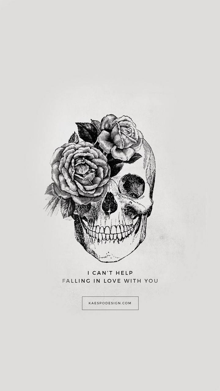 720x1280 Download Aesthetic Love Skull