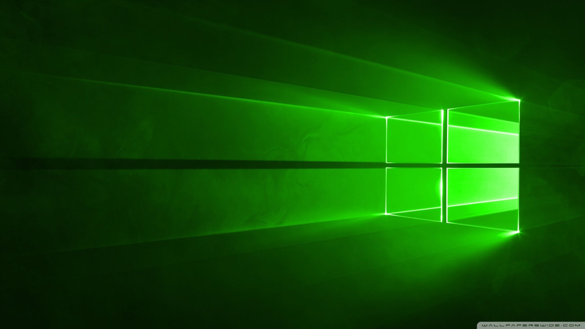1920x1080 Windows 10 Green Ultra HD Wallpaper
