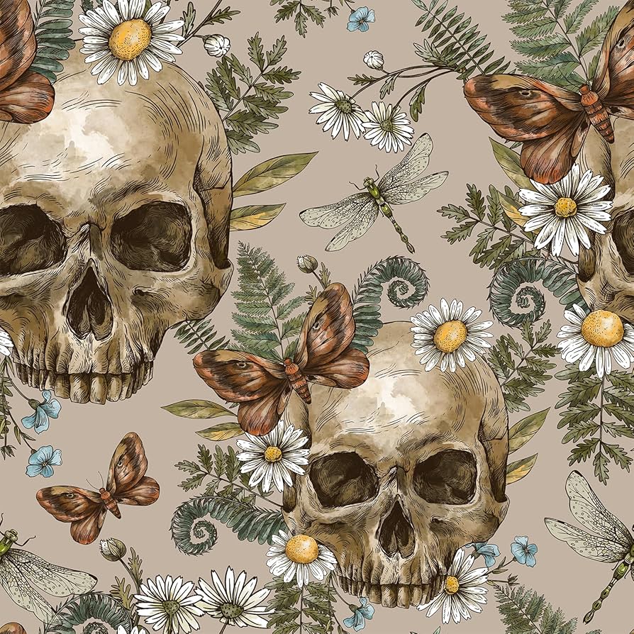 894x894 VEELIKE Gothic Wallpaper Peel and Stick