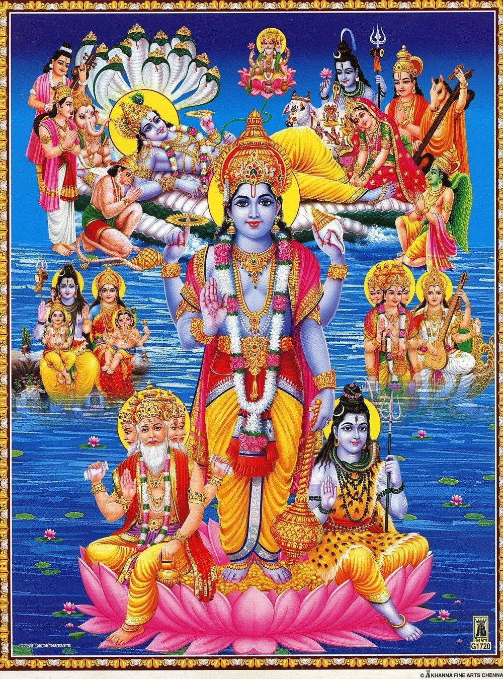 1000x1349 Sjir Lord Vishnu HD Wallpaper