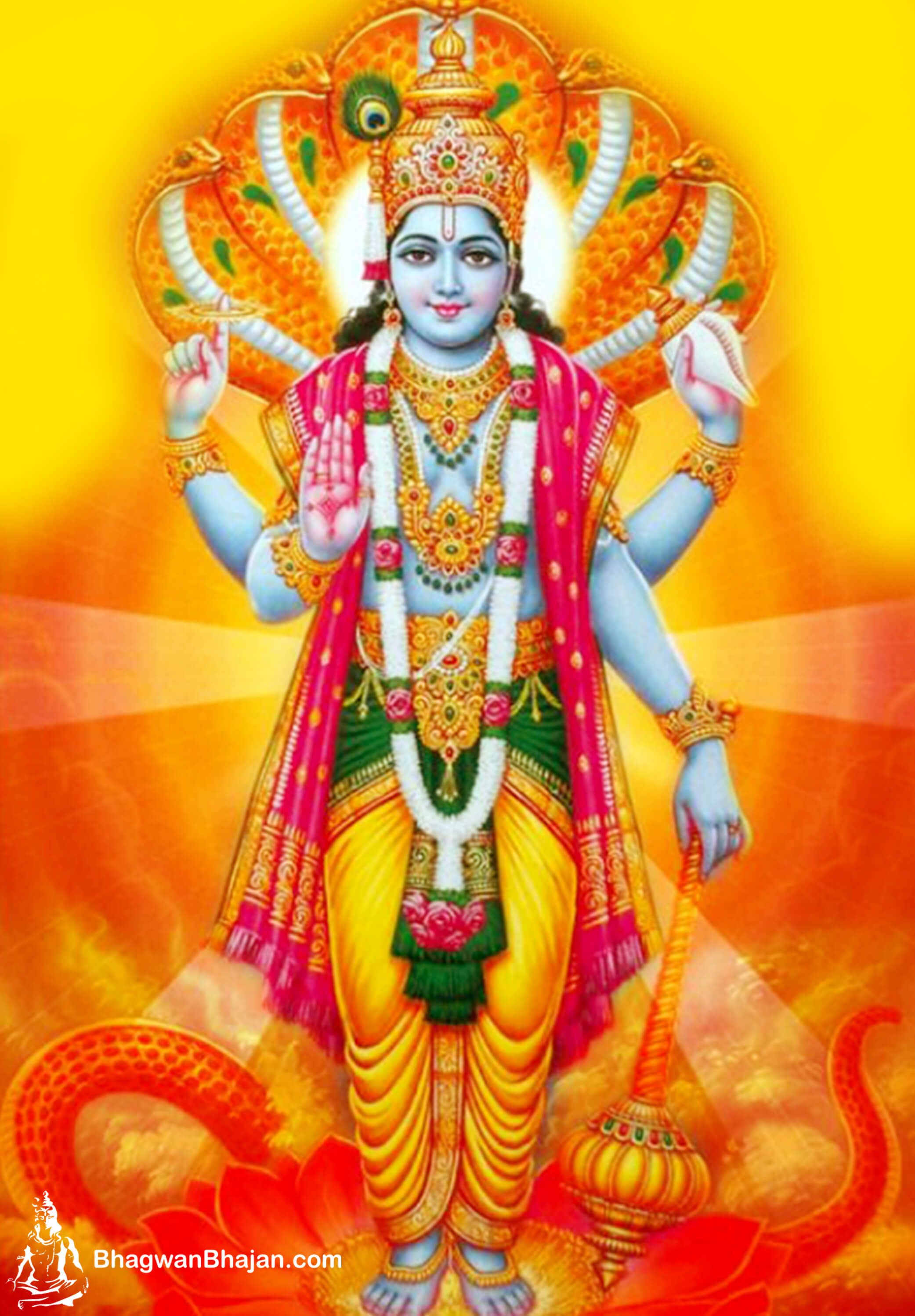2083x2996 Shri Vishnu Wallpaper