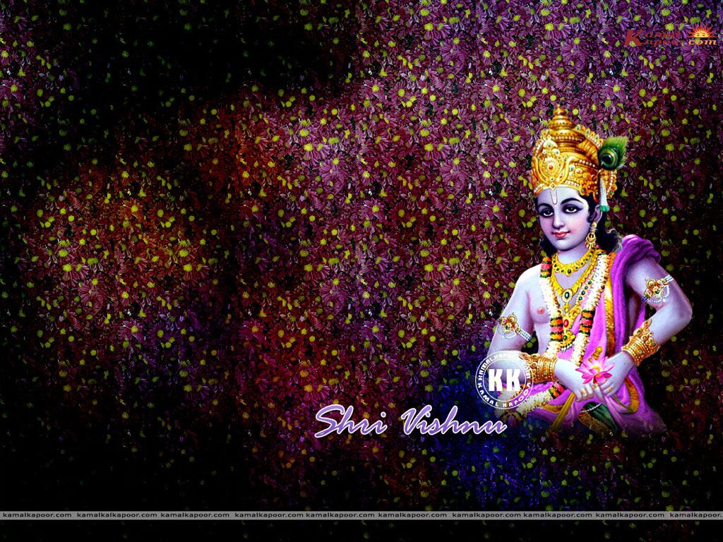 1024x768 Vishnu Wallpaper, God Vishnu Wallpaper