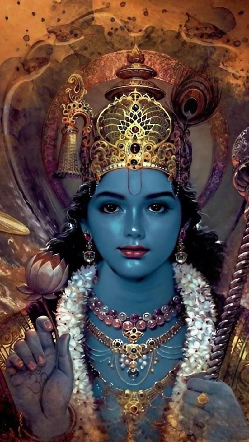 800x1422 HD vishnu wallpaper