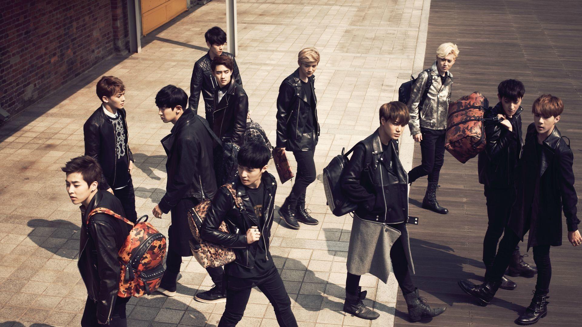 EXO Desktop Wallpaper  Exo background wallpapers Exo Exo background