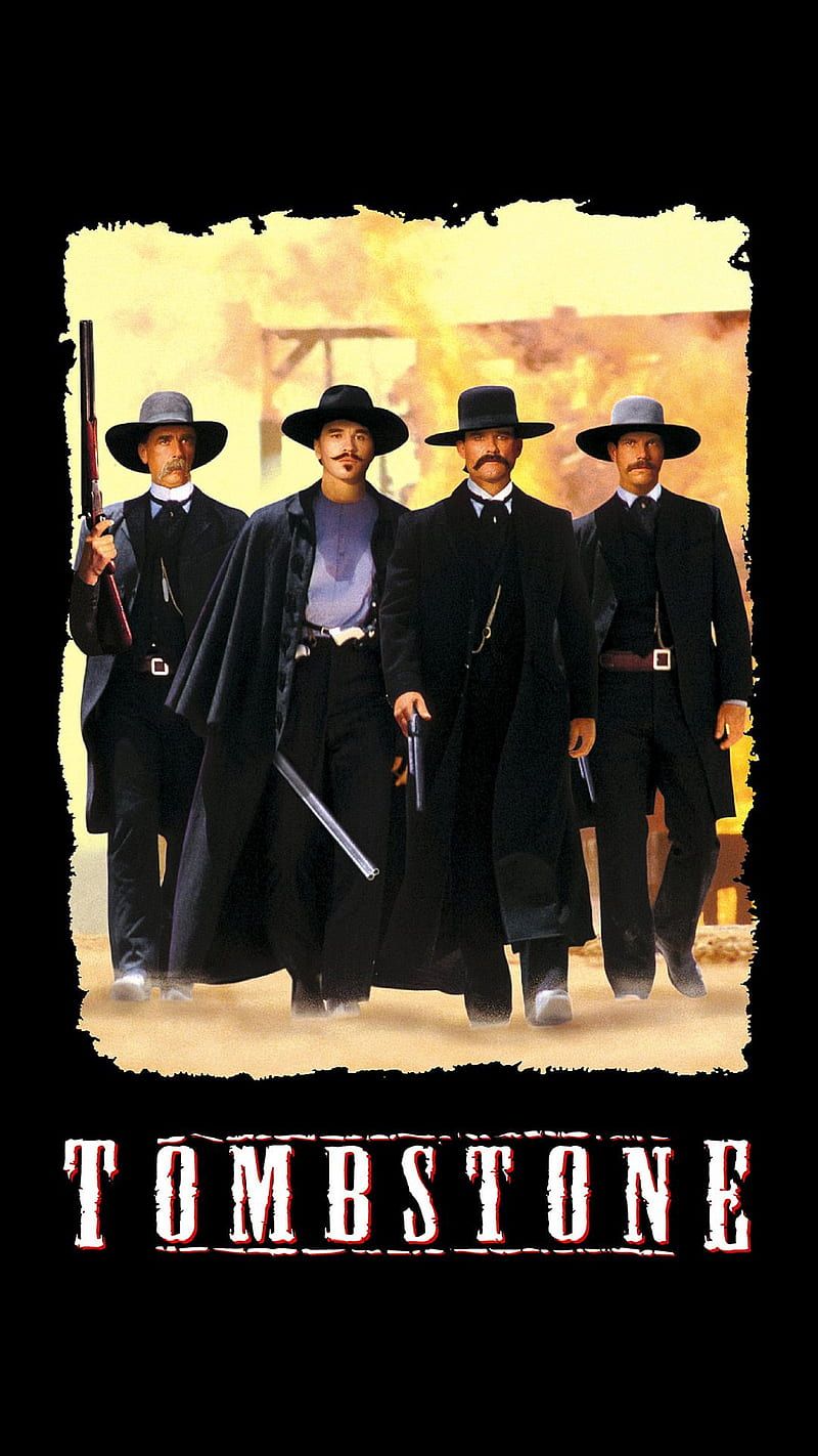 800x1422 Tombstone, action, biography, drama, kurt russell, movie, poster, sam elliott, HD phone wallpaper