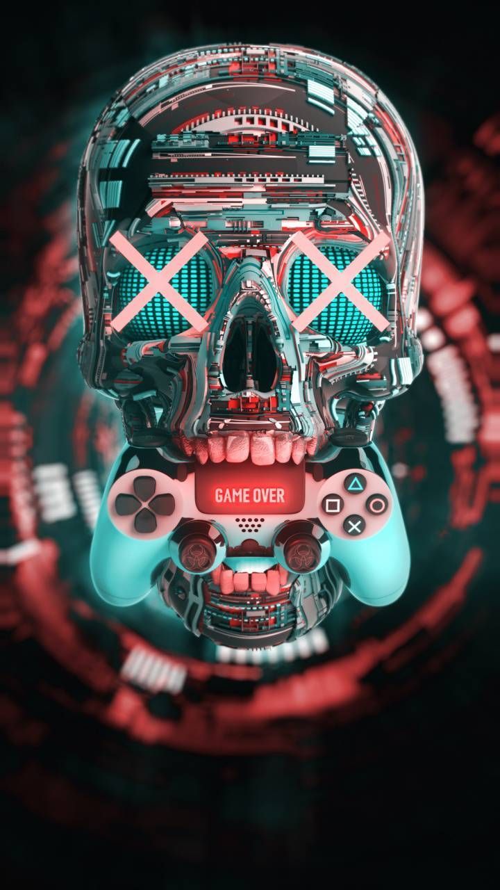 720x1280 Skull wallpaper