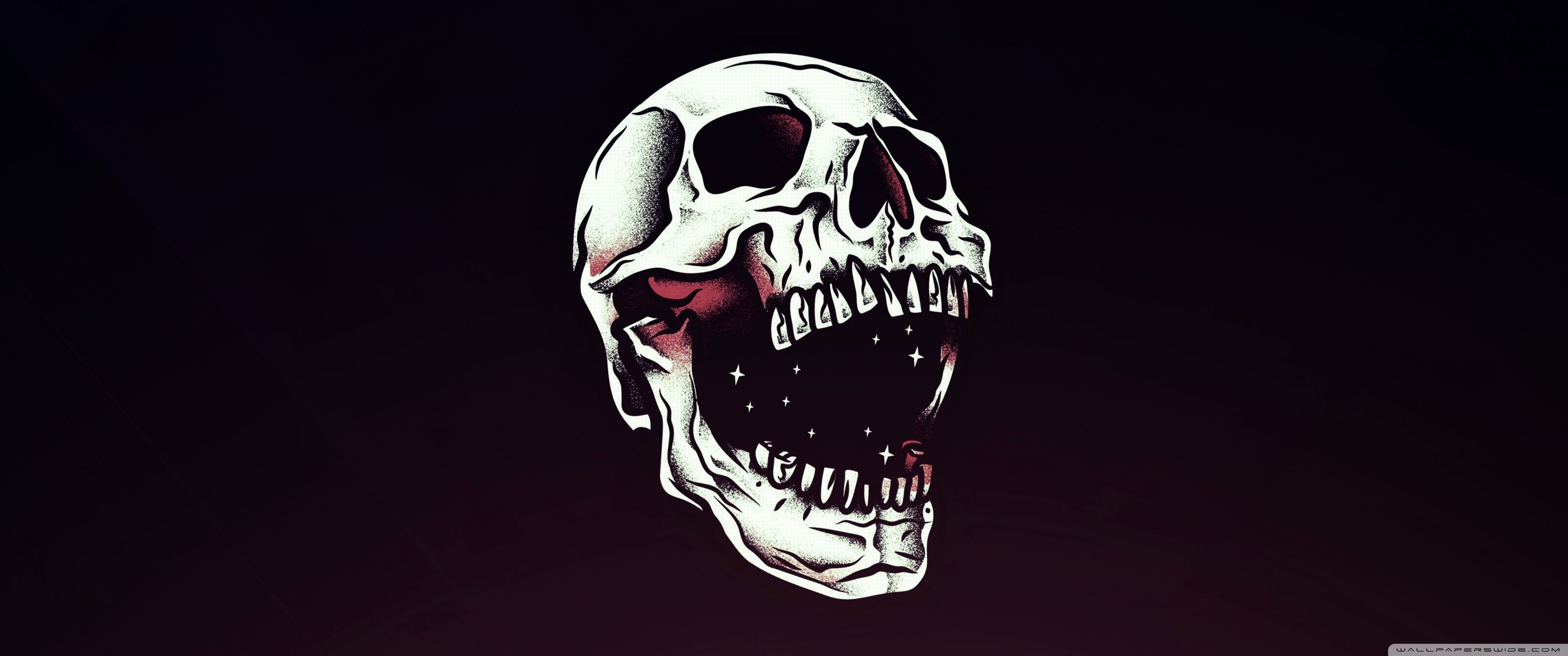 3440x1440 Skull Gamer Wallpaper
