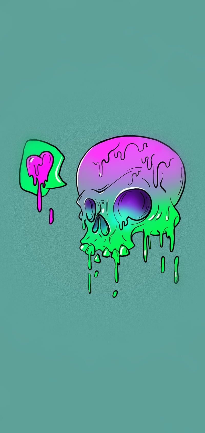 800x1687 HD skull games wallpaper