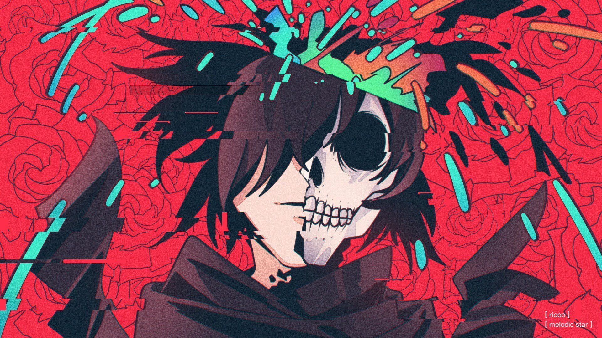 1920x1080 HD wallpaper: Anime, Dororo, Glitch Art