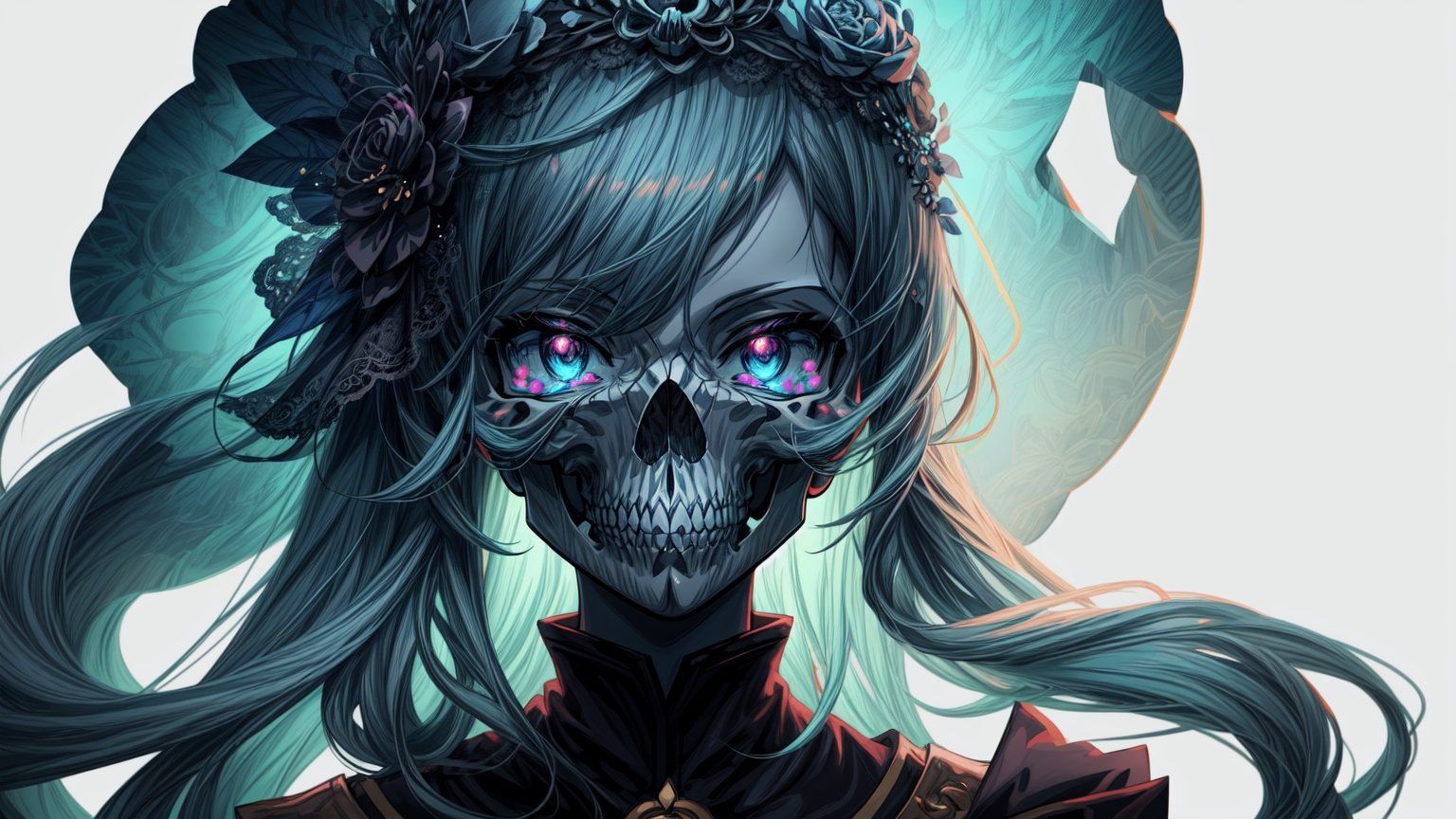 1536x864 Prompt: anime girl with long h. image