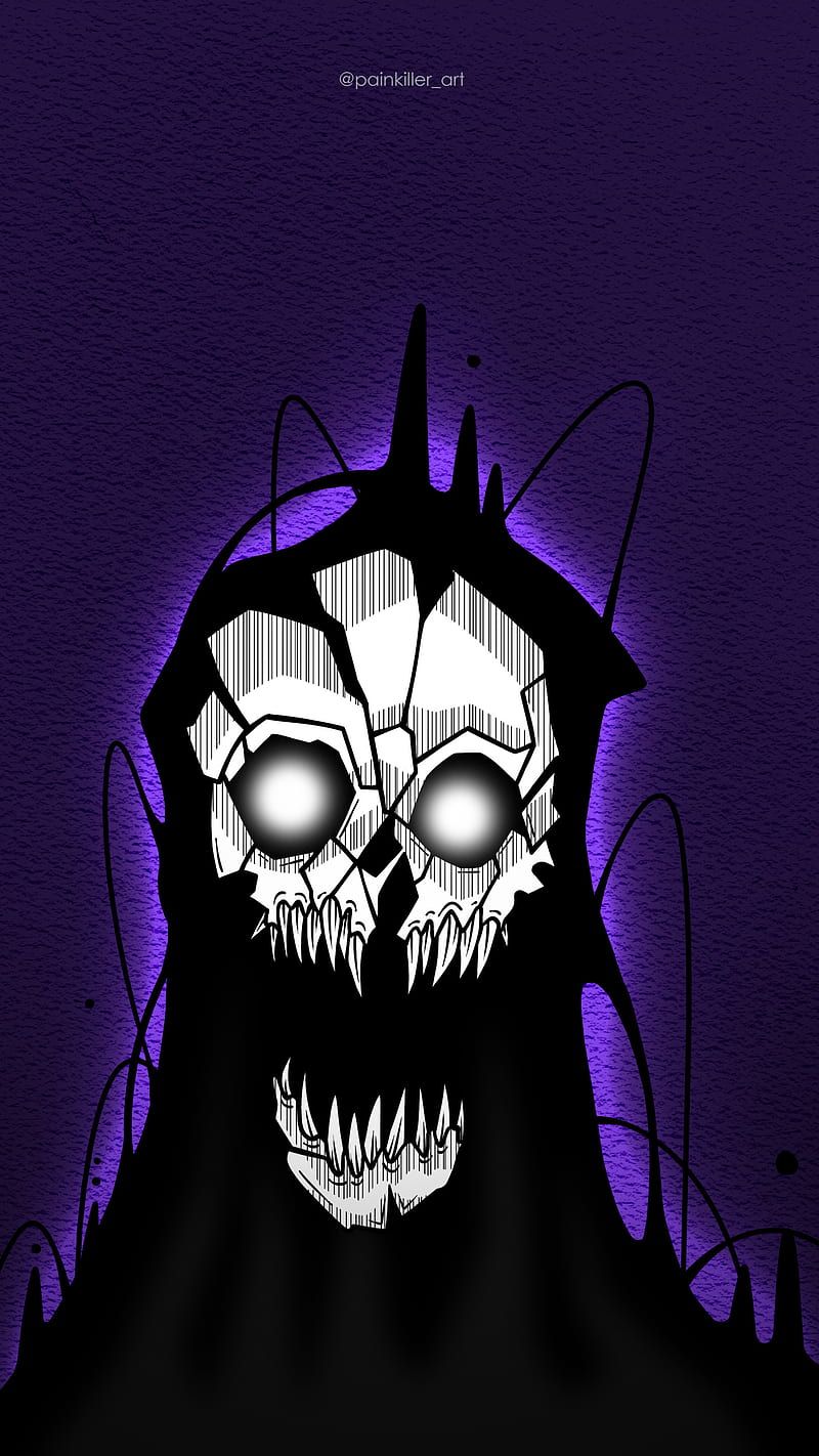 800x1422 HD nightmares skulls wallpaper