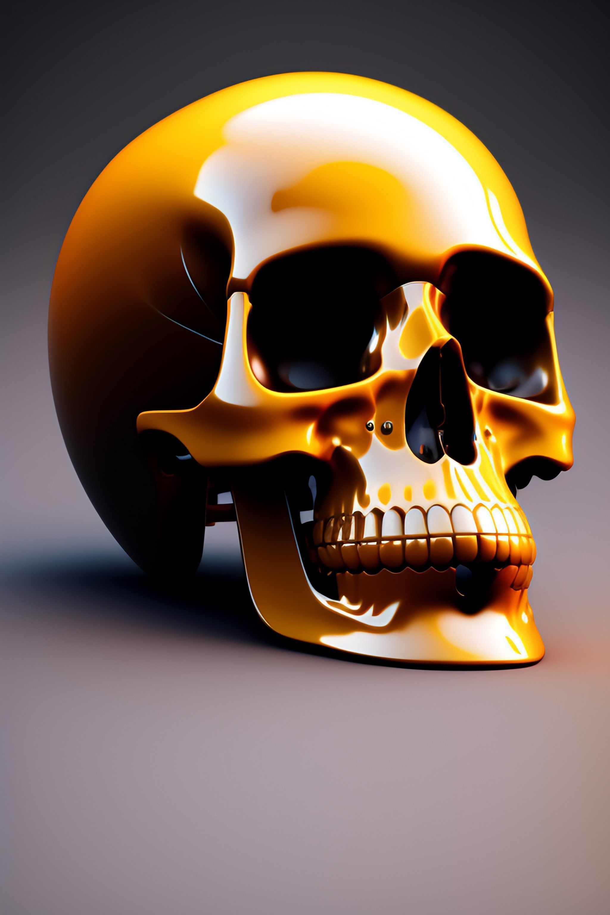 2048x3072 Lexica skull, 8k render, high