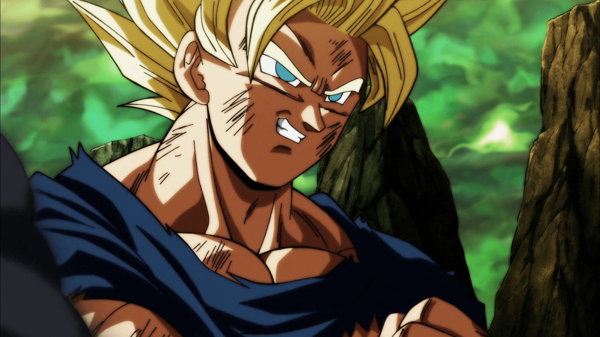 1920x1080 Goku SS2 Wallpaper