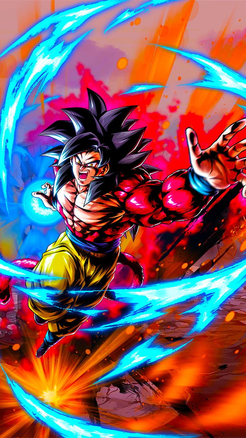 800x1422 Super Saiyan 4 Goku, dbz, dragon ball