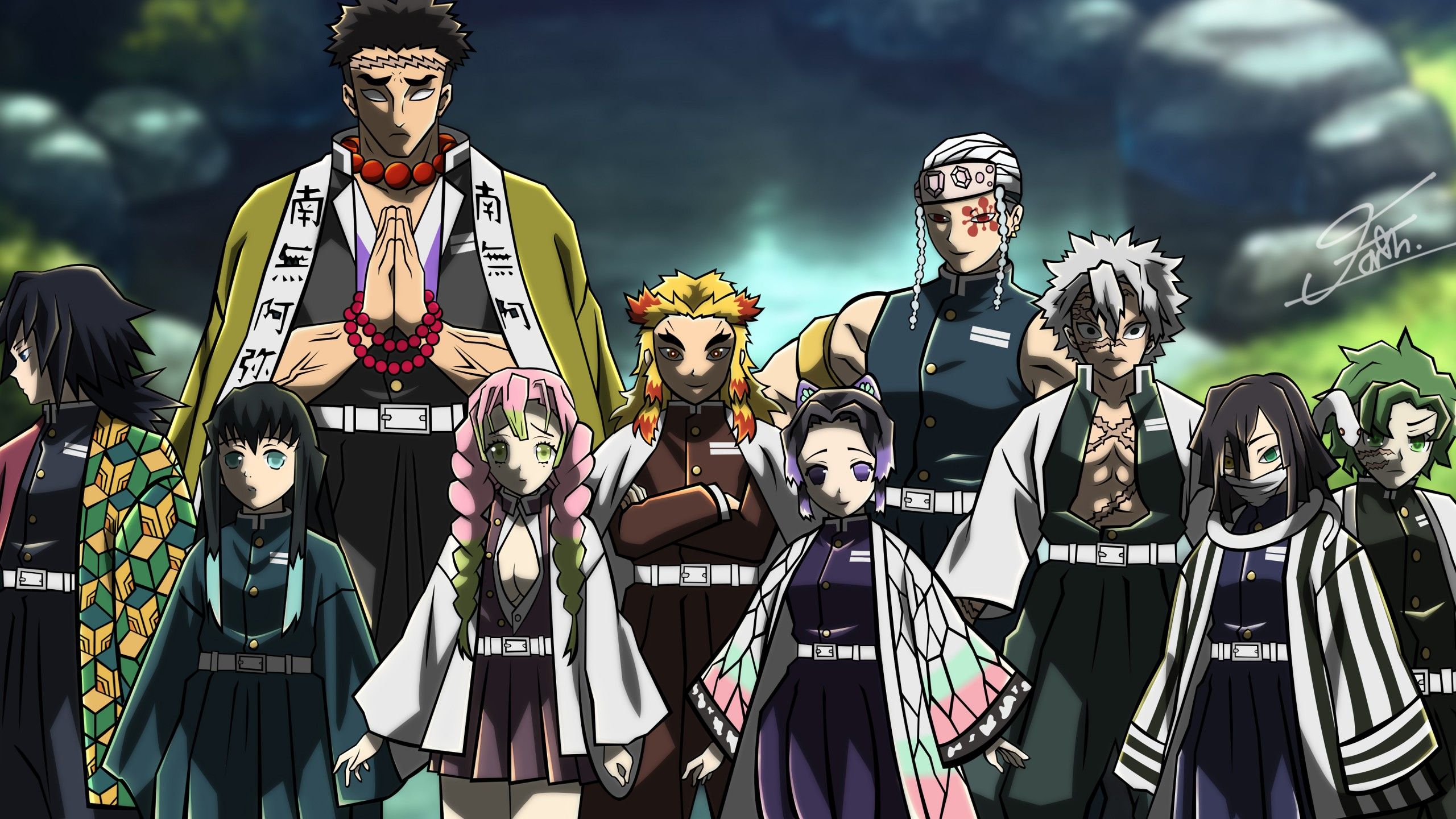 2560x1440 Demon Slayer Kimetsu no Yaiba Giyuu