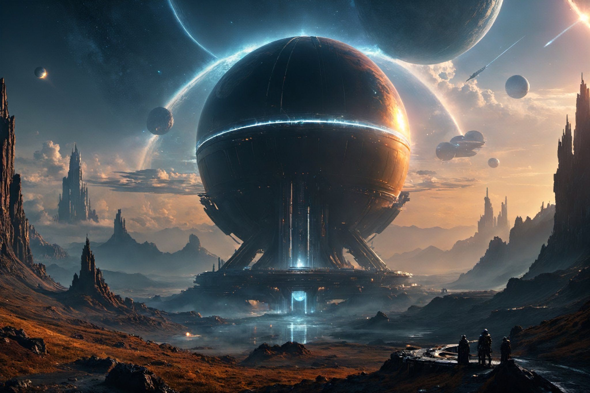 2048x1365 SPACE, PLANETS FUTURE CITY S S. image