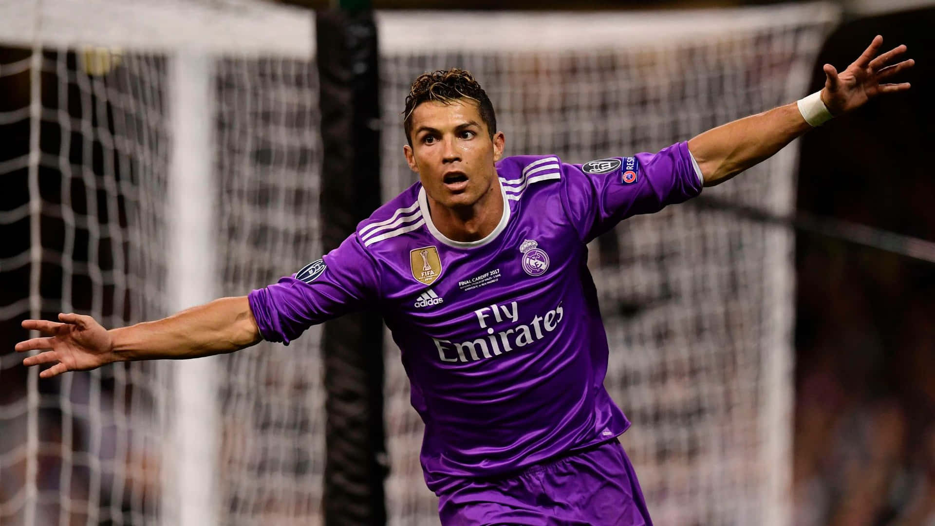 1920x1080 Download Purple Ronaldo Jersey