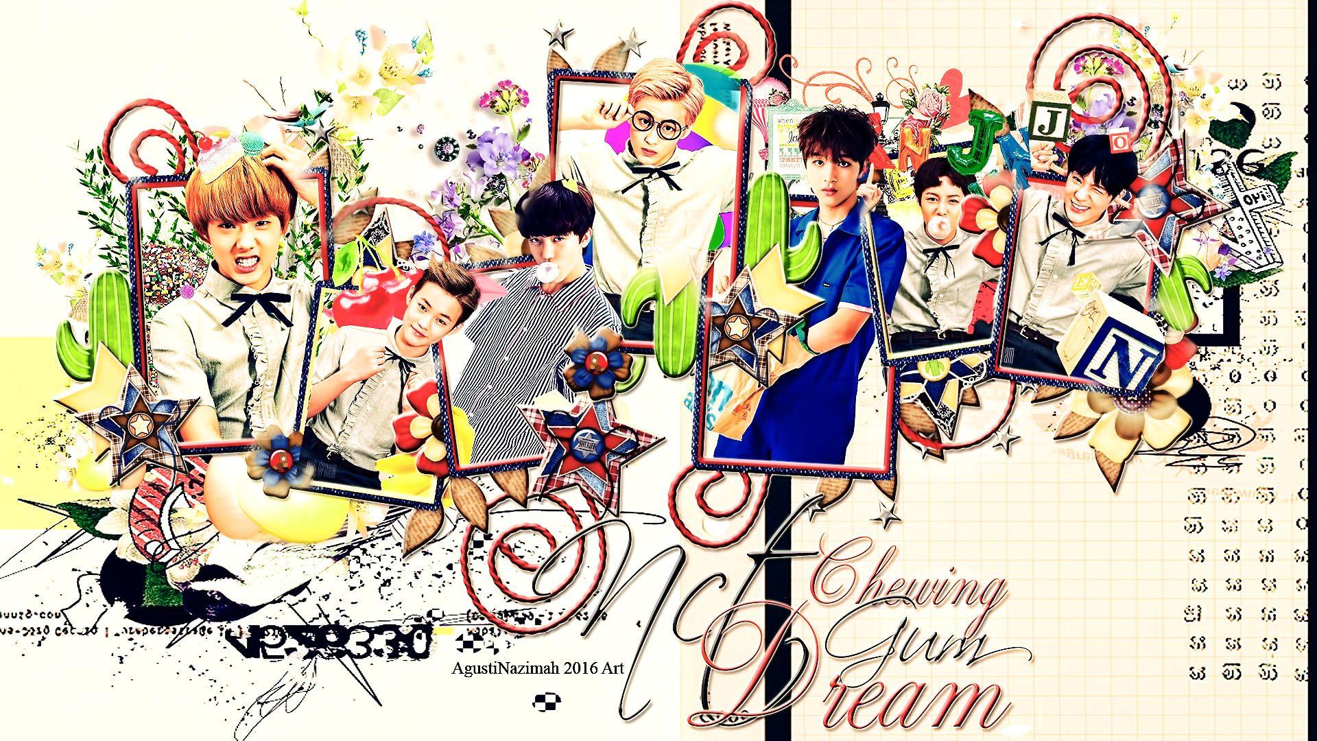 1920x1080 Artwork NCT Dream For Chewing Gum. ♥ AgustiNazimah