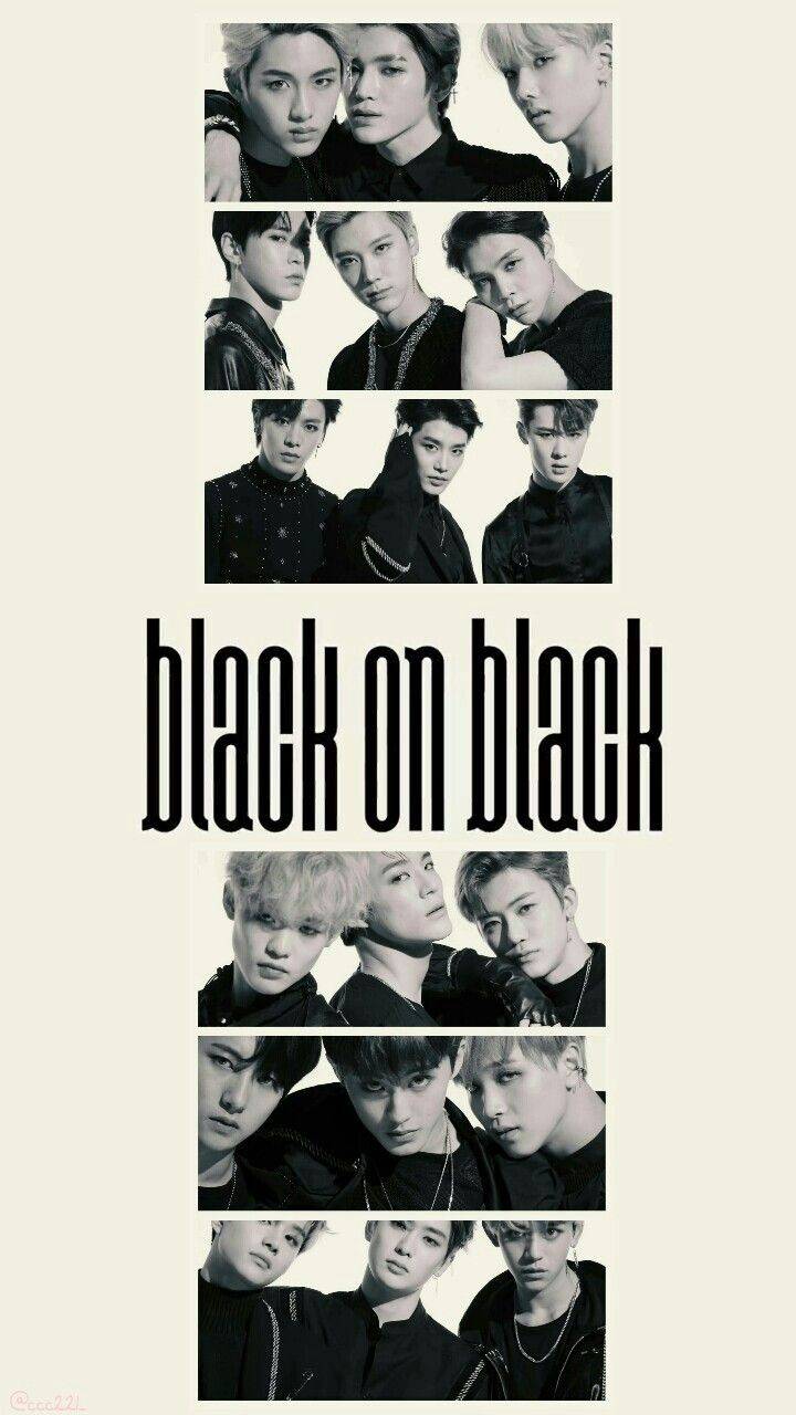 720x1280 NCT Black on Black Wallpaper