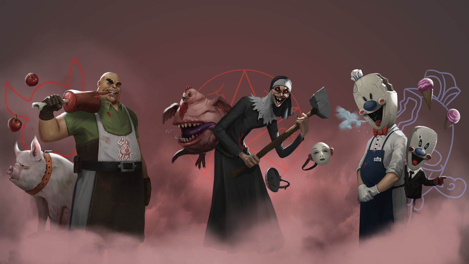 1920x1080 Keplerians #IceScream #EvilNun #MrMeat