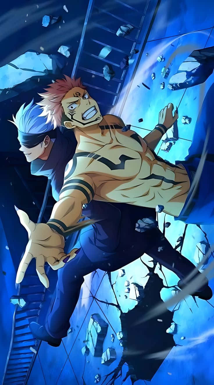 736x1324 Gojo Vs Sukuna Wallpaper