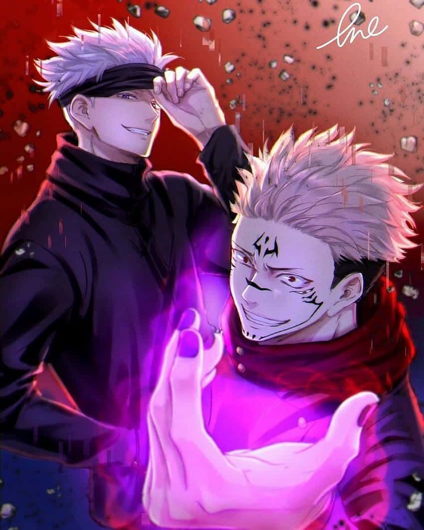 850x1063 Gojo Vs Sukuna Wallpaper