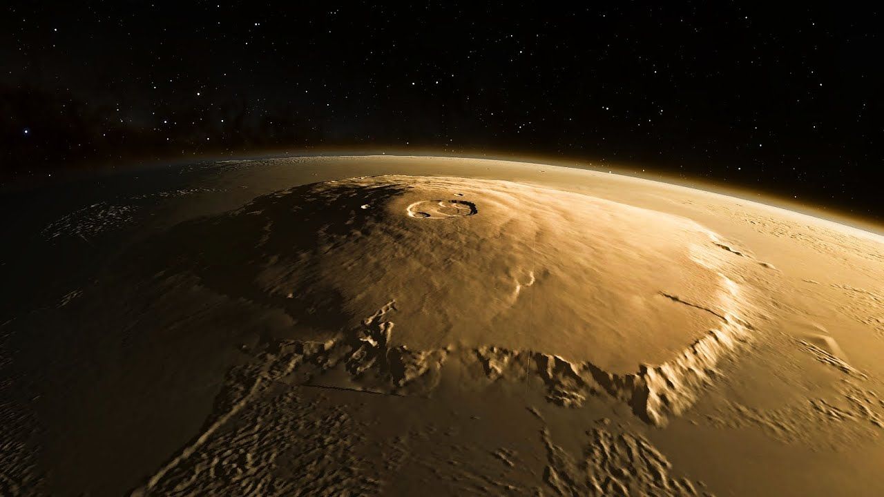 1280x720 Climbing Olympus Mons