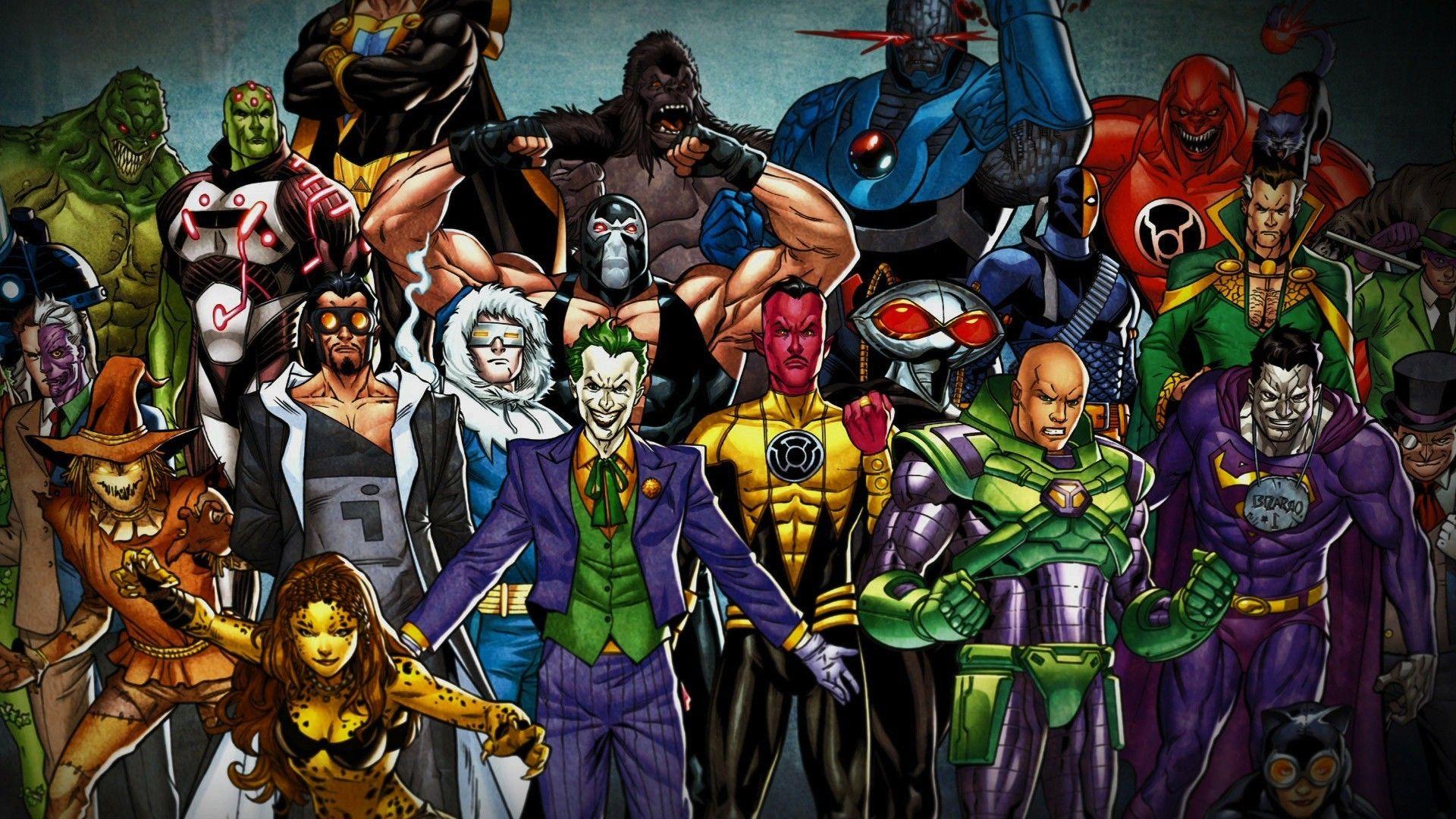 DC Villains Wallpapers - Top Free DC Villains Backgrounds - WallpaperAccess