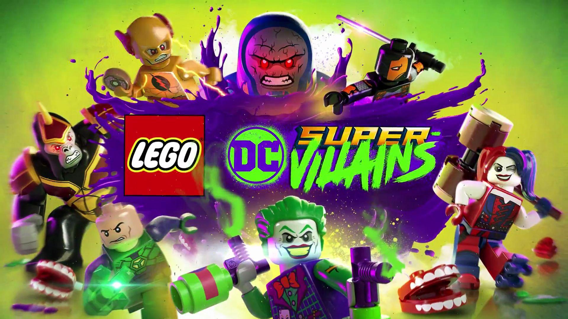 1920x1080 LEGO versions of DC's villains Wallpaper from LEGO DC Super
