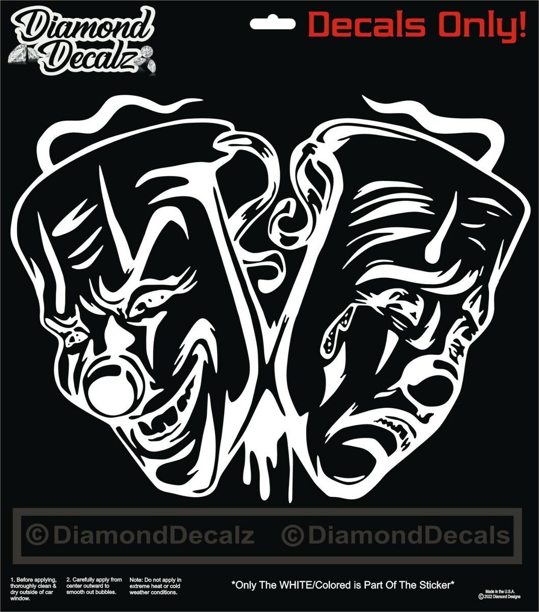 1058x1200 Clown Vinyl Decal Sticker Car