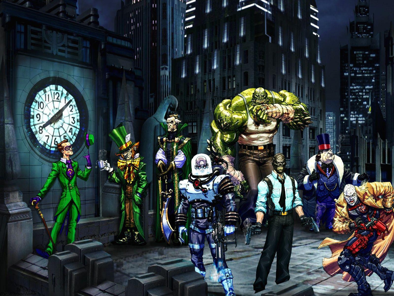 1600x1202 Free download Batman Villains Wallpaper Arkham villains