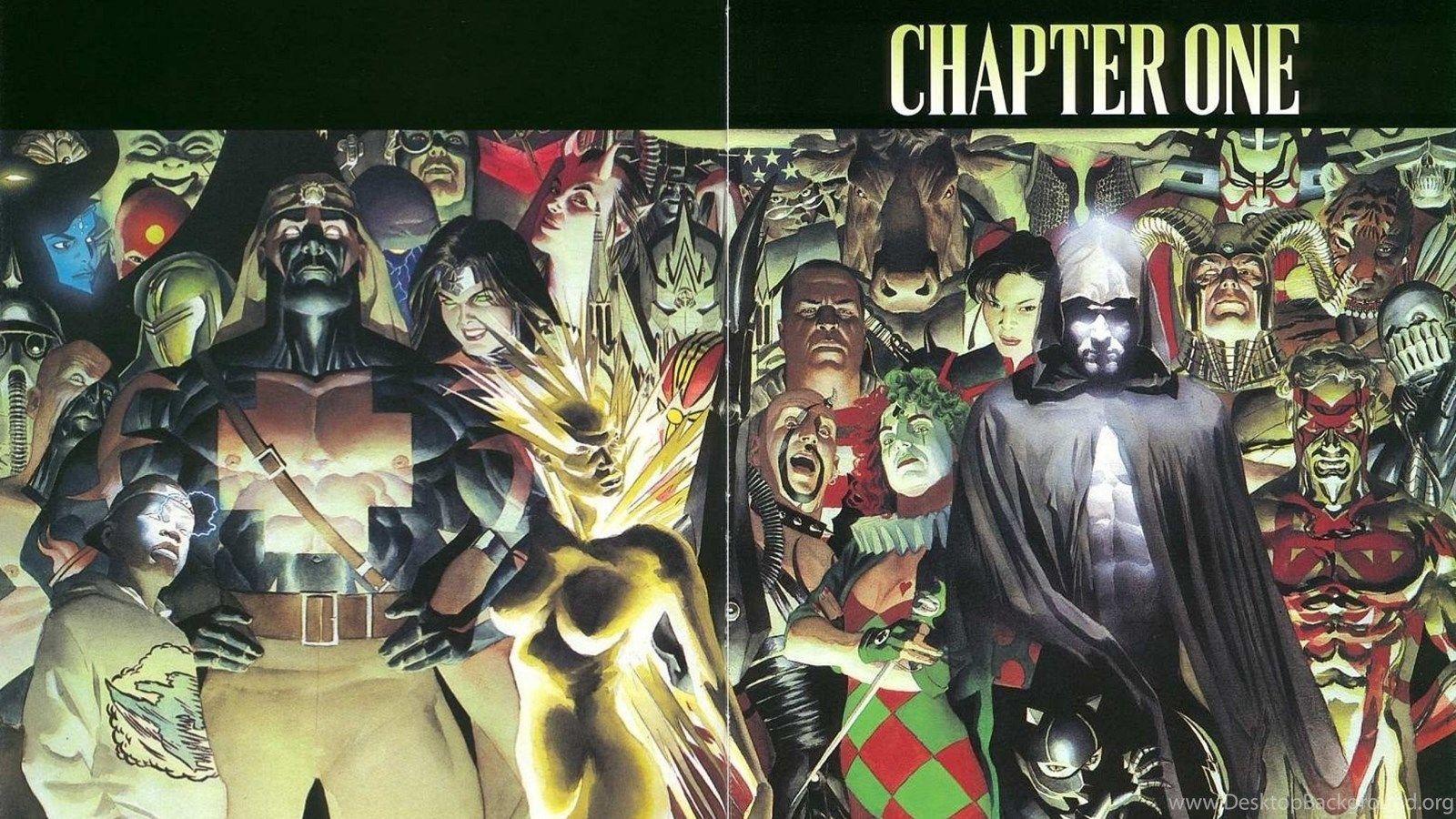 1600x900 Wallpaper Alex Ross Dc Comics Villains Justice League