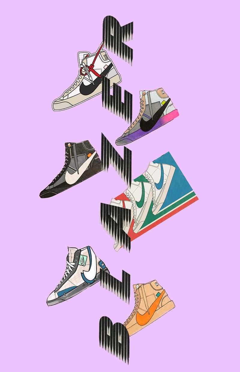 800x1241 HD nike shoes wallpaper