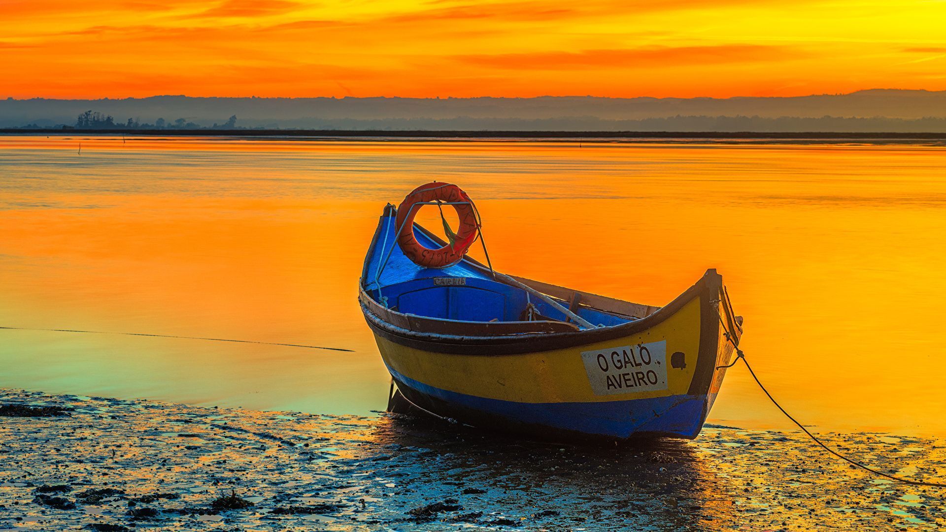 1920x1080 Photo Portugal Aveiro Nature Sunrises