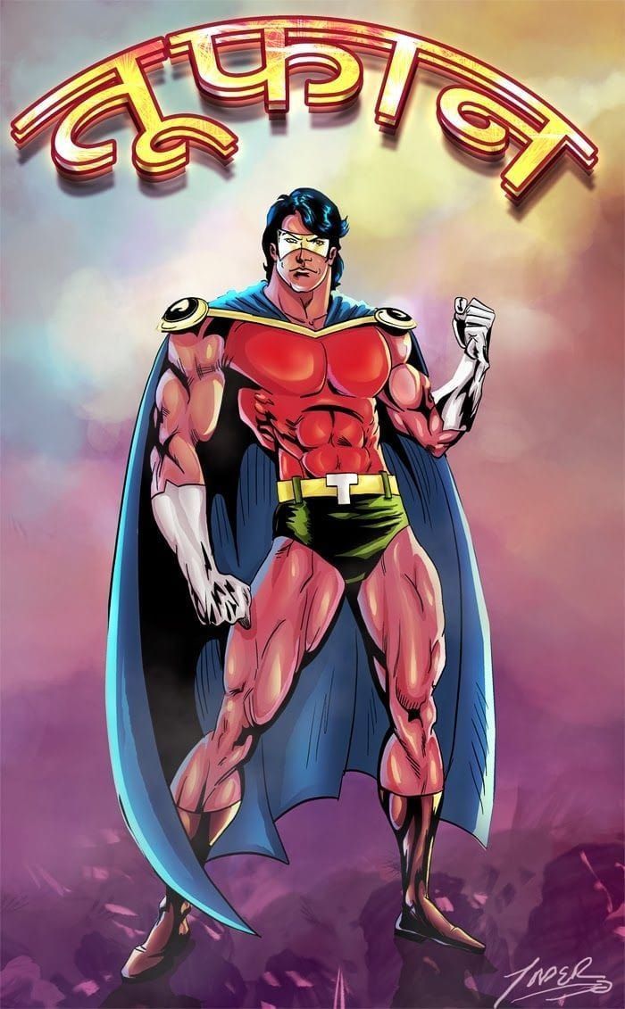 700x1131 Tufan Indian Comics superhero