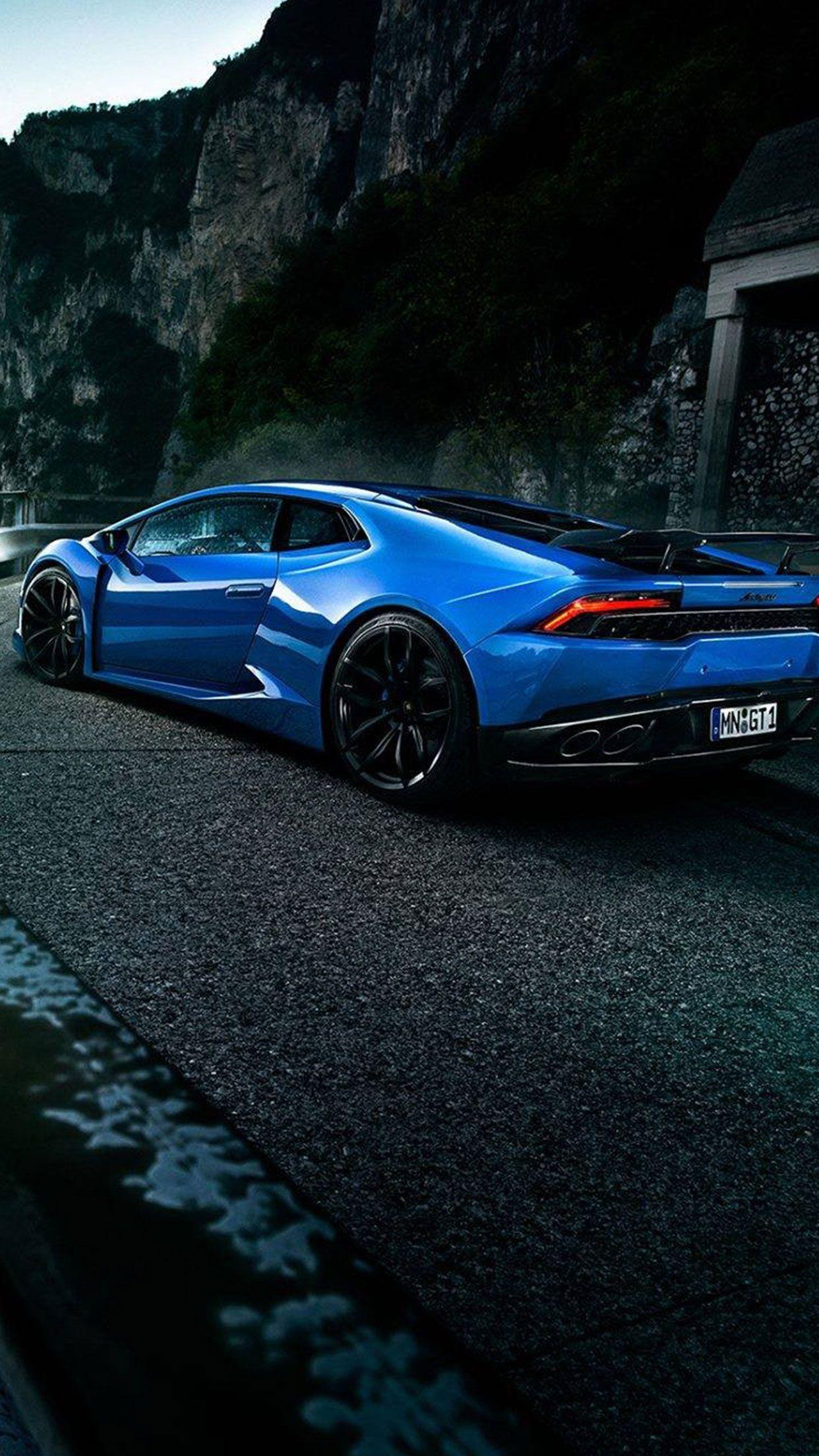 1242x2208 Hình nền xe Lamborghini màu xanh # điện thoại #android # màu xanh lam # Lamborghini