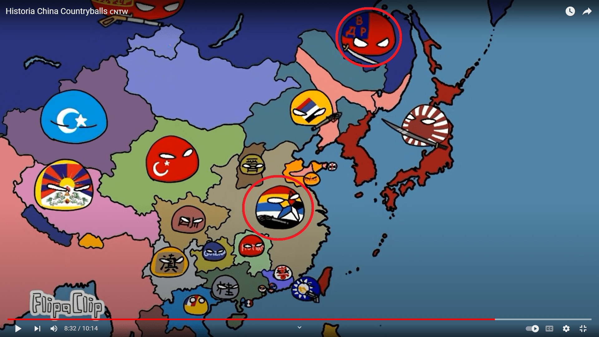 1920x1080 Chinese Countryball flag