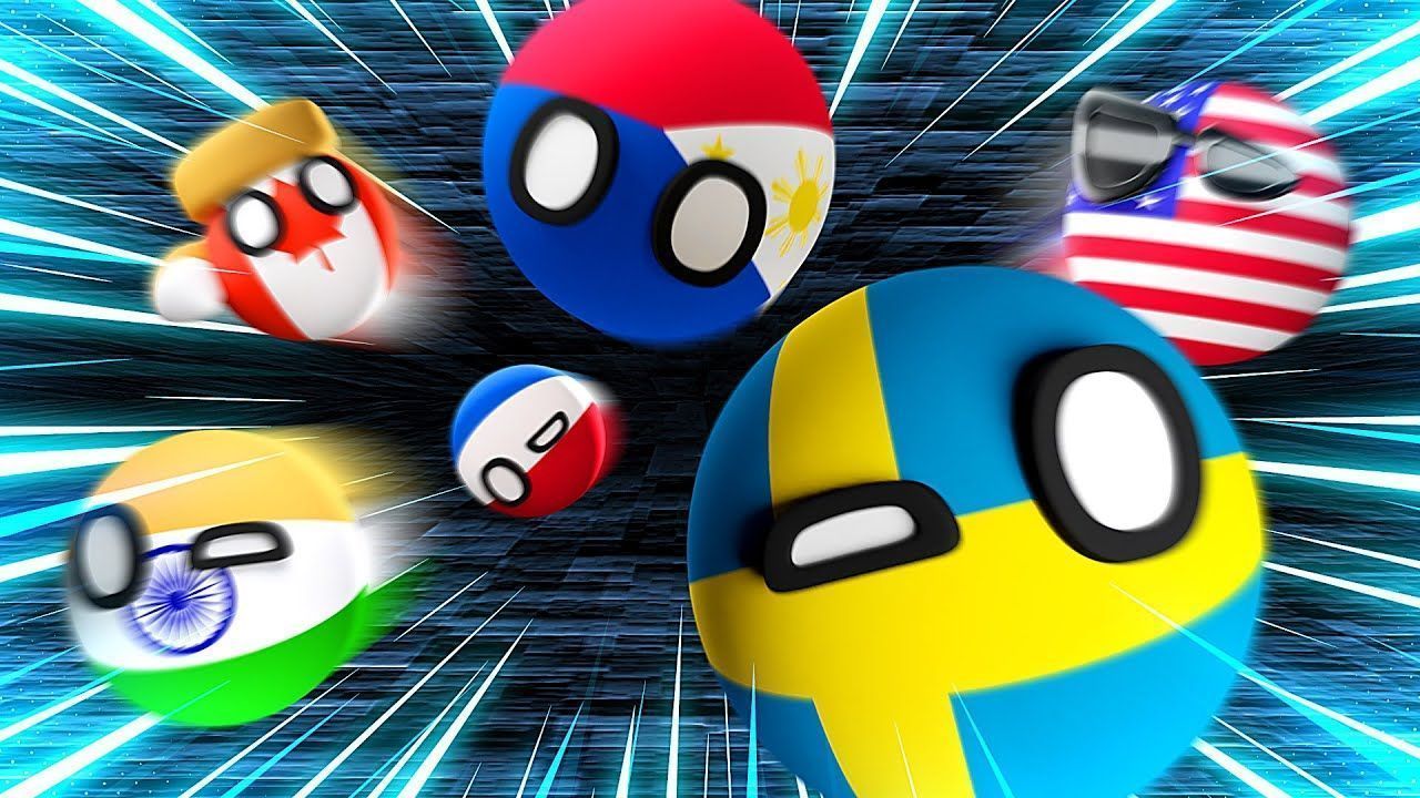 1280x720 INTERNET. Countryballs Compilation