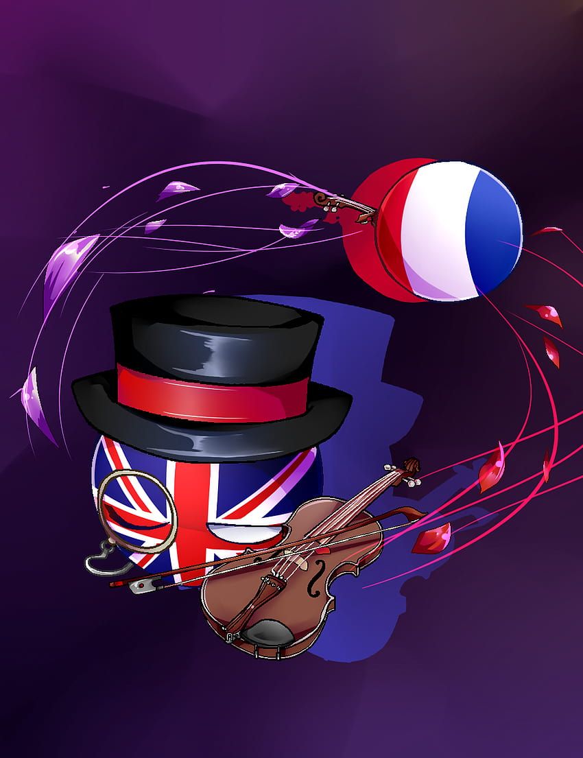 850x1105 UK, france by BJsurmah, countryballs HD