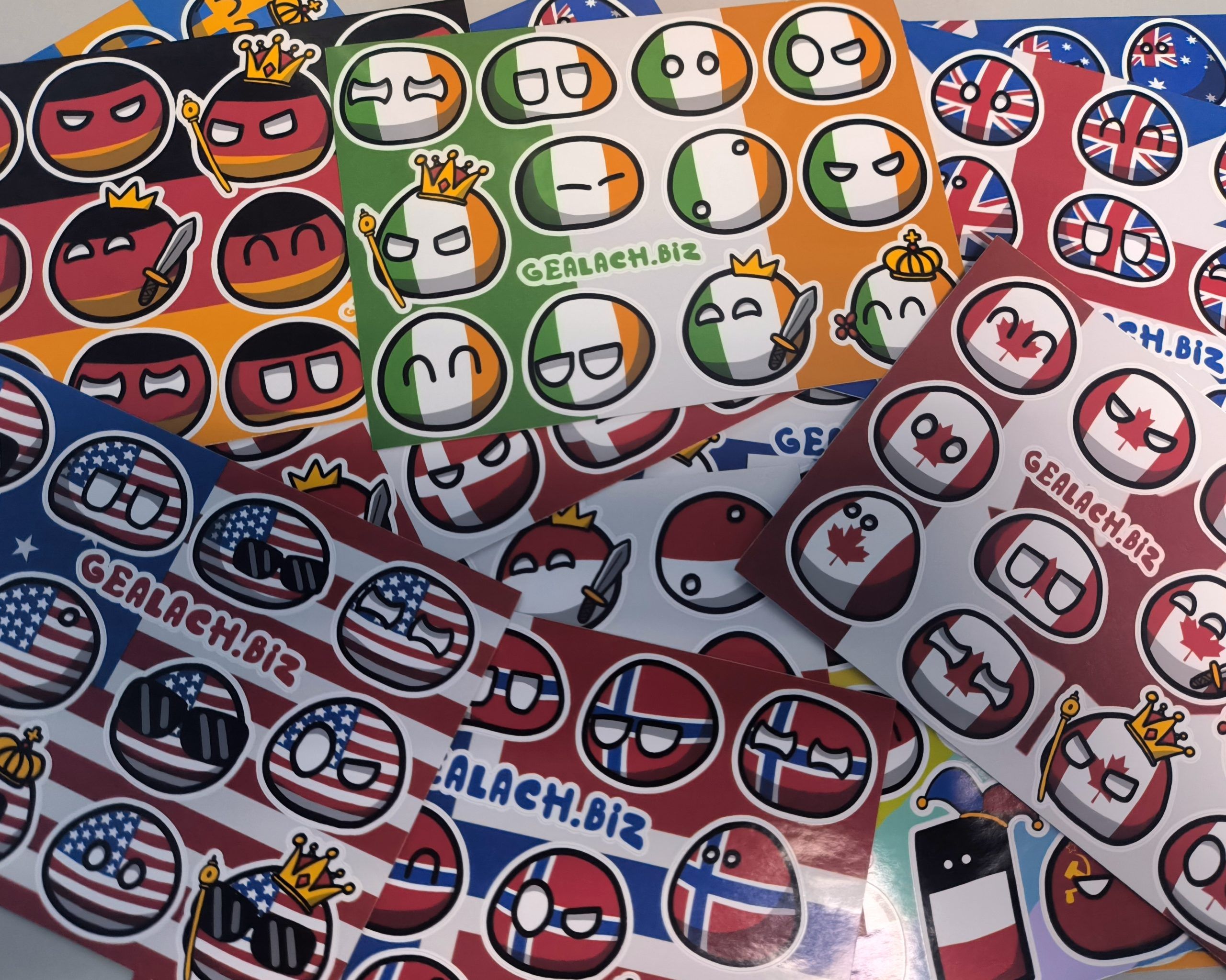 2560x2048 World Explorer Countryball Stickers