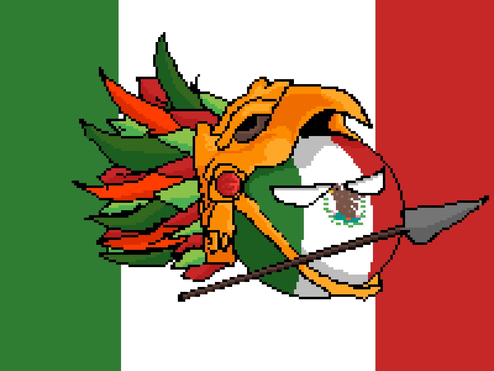 1600x1200 Aztec Of Mexico Countryball By Kade Linferd
