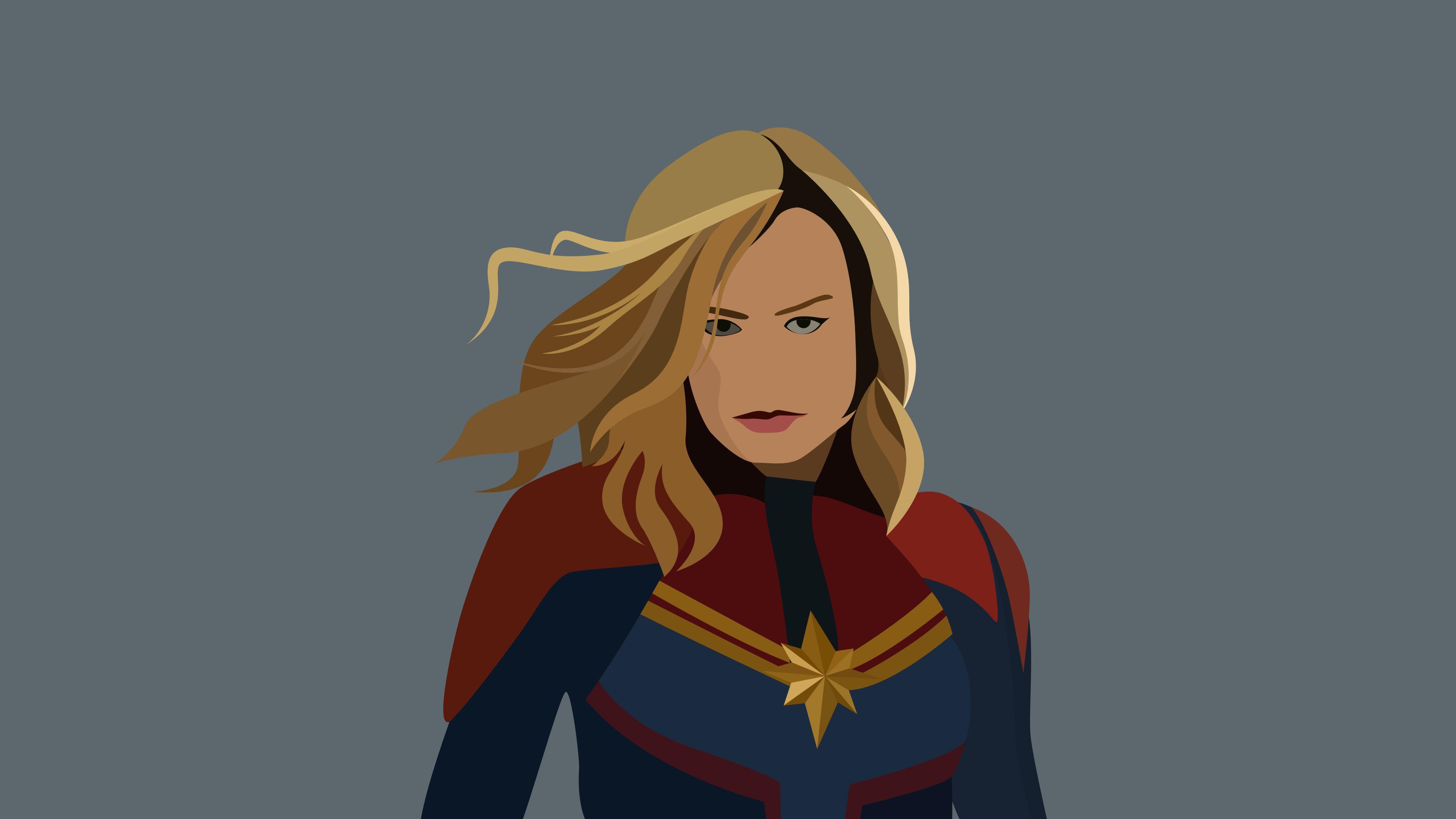 Carol Danvers Captain Marvel Desktop Wallpaper 39936 - Baltana