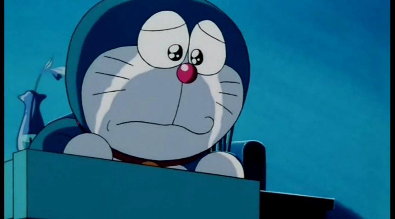 Hình nền phiên bản Doraemon buồn 1284x714