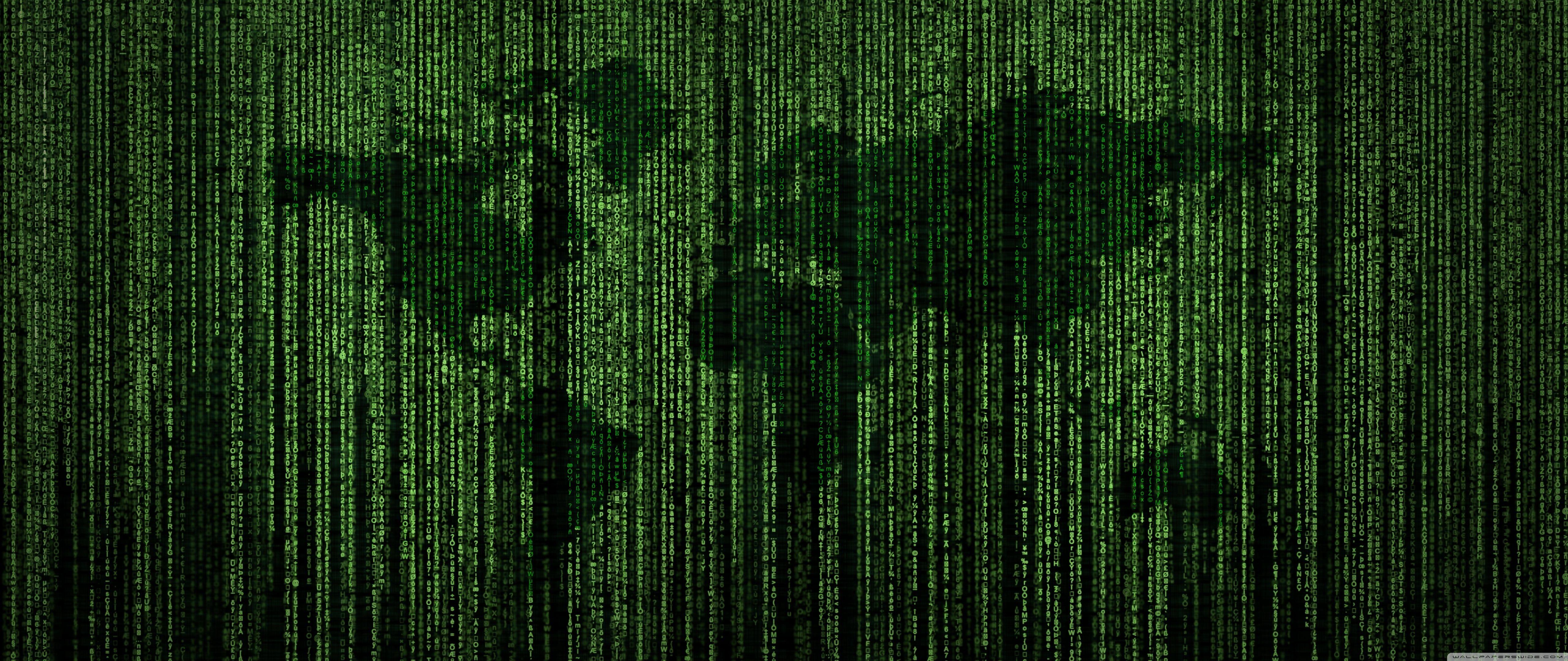 Bản đồ thế giới mã ma trận xanh 5120x2160 ❤ Hình nền máy tính để bàn HD 4K cho 4K Ultra