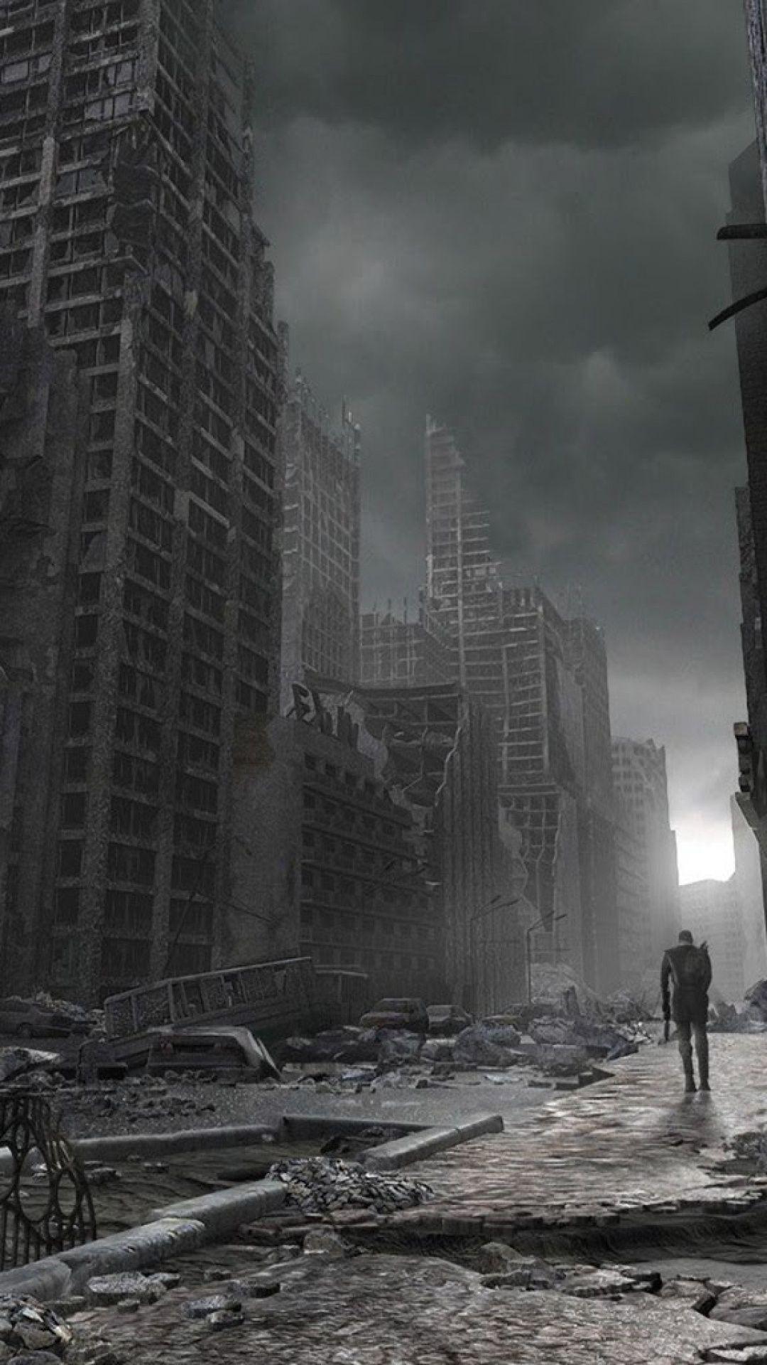 1080x1920 Destroyed City Wallpaper Collection City