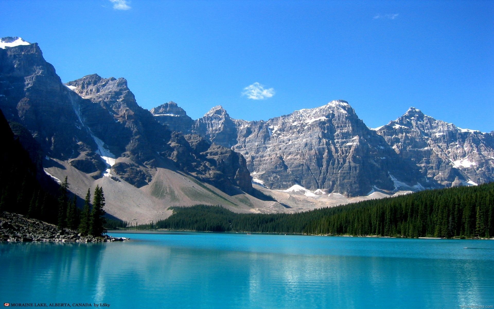1920x1200 Mountain Lake Wallpaper 70 image