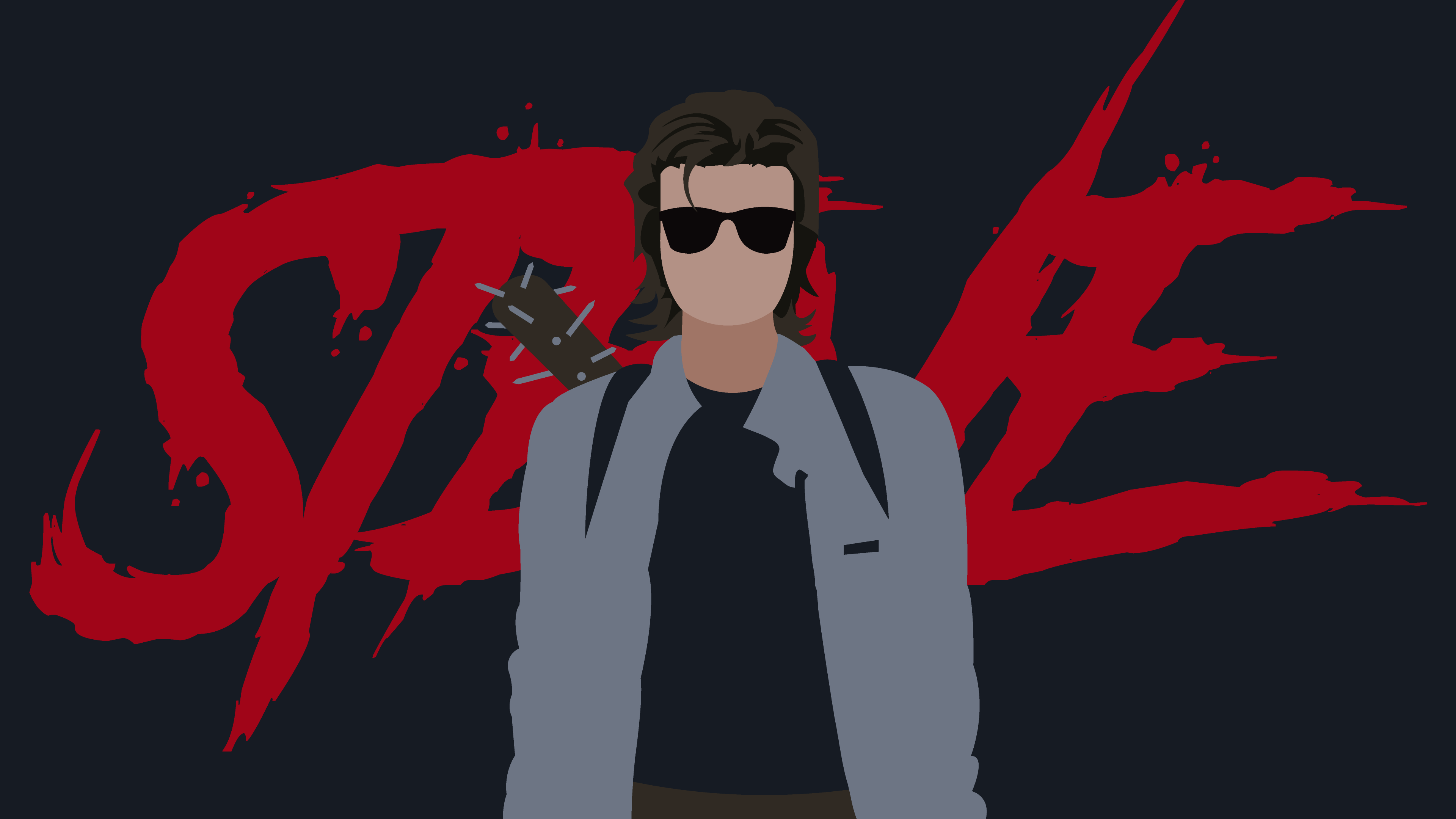 Download Stranger Things Steve Harrington Cool Graphic Artwork Wallpaper   Wallpaperscom